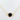 Chic Black Gemstone Necklace: Black Chalcedony Necklace - Miel Jewelry