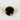 Chic Black Gemstone Necklace: Black Chalcedony Necklace - Miel Jewelry