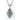 Chrysocolla diamond statement necklace. - Miel Jewelry