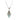 Chrysocolla diamond statement necklace. - Miel Jewelry