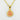 Dainty Peach Moonstone Necklace: Delicate Pink Gemstone Gold Chain Necklace - Miel Jewelry