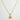 Dainty Peach Moonstone Necklace: Delicate Pink Gemstone Gold Chain Necklace - Miel Jewelry