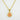 Dainty Peach Moonstone Necklace: Delicate Pink Gemstone Gold Chain Necklace - Miel Jewelry