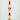 Dainty Vintage - Inspired Red Rectangle Link Drop Earrings with Gold Accents - Miel Jewelry