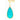 Fancy turquoise resin & cubic zirconia teardrop earrings - Miel Jewelry