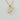 Moon & Star Gold Charm Necklace: Mother of Pearl, Frosted Druzy Crystal White Gemstone Pendant - Miel Jewelry