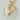 Moon & Star Gold Charm Necklace: Mother of Pearl, Frosted Druzy Crystal White Gemstone Pendant - Miel Jewelry