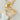 Moon & Star Gold Charm Necklace: Mother of Pearl, Frosted Druzy Crystal White Gemstone Pendant - Miel Jewelry