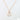 Moonstone and rose gold charm necklace - Miel Jewelry