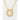 Rainbow moonstone & cubic zirconia necklace - Miel Jewelry