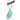 Seafoam green Amazonite and niobium drop earrings - Miel Jewelry