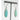 Seafoam green Amazonite and niobium drop earrings - Miel Jewelry