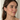 Silver Hoop Earrings with Clear Quartz Crystals: Crystal Hoop Earrings - Miel Jewelry