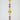 Vintage Inspired Purple Glass Rectangle Link Drop Earring - Miel Jewelry